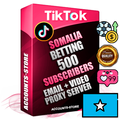Professional Somali PREMIUM TikTok accounts of manual registration and farming for the SPORTS BETTING niche with high trust history profile photos and videos — fully themed and optimized for SPORTS BETTING advertising and promotion — 500 niche-related live active subscribers 2018–2022 registration years Verified Email (included) + Cookie JSON for secure import and login to the account + User Agent + high-quality content filling (profile photo banner and videos). Fully ready for targeted campaigns and ad launches from any country. Perfectly holds ads without bans. Ideal for any earning schemes affiliate promotions and marketing projects. Quality unlimited IPv4 proxy server included.