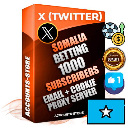 Professional Somali PREMIUM X (Twitter) accounts of manual registration and farming for the SPORTS BETTING niche with high trust history photos and tweets — fully themed and optimized for SPORTS BETTING advertising and promotion — 1000 niche-related live active followers 2009–2014 registration year Verified Email (Included) + Cookie JSON for secure import and login to the account + User Agent + High-quality filling (Photo Header Posts). Fully ready for targeted campaigns and ad launches from any country. Perfectly hold ads without bans. Ideal for any earning schemes affiliate promotions and marketing projects. Quality unlimited IPv4 proxy server included.