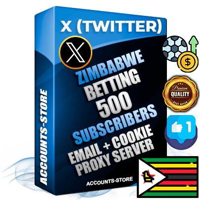 Professional Zimbabwean PREMIUM X (Twitter) accounts of manual registration and farming for the SPORTS BETTING niche with high trust history photos and tweets — fully themed and optimized for SPORTS BETTING advertising and promotion — 500 niche-related live active followers 2009–2014 registration year Verified Email (Included) + Cookie JSON for secure import and login to the account + User Agent + High-quality filling (Photo Header Posts). Fully ready for targeted campaigns and ad launches from any country. Perfectly hold ads without bans. Ideal for any earning schemes affiliate promotions and marketing projects. Quality unlimited IPv4 proxy server included.