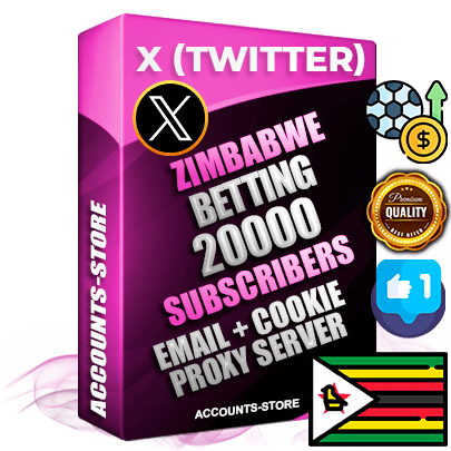 Professional Zimbabwean PREMIUM X (Twitter) accounts of manual registration and farming for the SPORTS BETTING niche with high trust history photos and tweets — fully themed and optimized for SPORTS BETTING advertising and promotion — 20000 niche-related live active followers 2009–2014 registration year Verified Email (Included) + Cookie JSON for secure import and login to the account + User Agent + High-quality filling (Photo Header Posts). Fully ready for targeted campaigns and ad launches from any country. Perfectly hold ads without bans. Ideal for any earning schemes affiliate promotions and marketing projects. Quality unlimited IPv4 proxy server included.