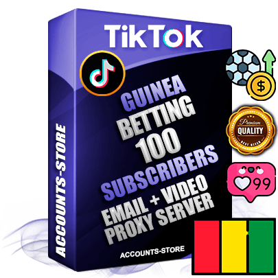 Professional Guinean PREMIUM TikTok accounts of manual registration and farming for the SPORTS BETTING niche with high trust history profile photos and videos — fully themed and optimized for SPORTS BETTING advertising and promotion — 100 niche-related live active subscribers 2018–2022 registration years Verified Email (included) + Cookie JSON for secure import and login to the account + User Agent + high-quality content filling (profile photo banner and videos). Fully ready for targeted campaigns and ad launches from any country. Perfectly holds ads without bans. Ideal for any earning schemes affiliate promotions and marketing projects. Quality unlimited IPv4 proxy server included. Professional Guinean PREMIUM TikTok accounts of manual registration and farming for the SPORTS BETTING niche with high trust history profile photos and videos — fully themed and optimized for SPORTS BETTING advertising and promotion — 100 niche-related live active subscribers 2018–2022 registration years Verified Email (included) + Cookie JSON for secure import and login to the account + User Agent + high-quality content filling (profile photo banner and videos). Fully ready for targeted campaigns and ad launches from any country. Perfectly holds ads without bans. Ideal for any earning schemes affiliate promotions and marketing projects. Quality unlimited IPv4 proxy server included.