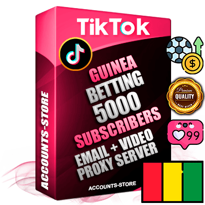 Professional Guinean PREMIUM TikTok accounts of manual registration and farming for the SPORTS BETTING niche with high trust history profile photos and videos — fully themed and optimized for SPORTS BETTING advertising and promotion — 5000 niche-related live active subscribers 2018–2022 registration years Verified Email (included) + Cookie JSON for secure import and login to the account + User Agent + high-quality content filling (profile photo banner and videos). Fully ready for targeted campaigns and ad launches from any country. Perfectly holds ads without bans. Ideal for any earning schemes affiliate promotions and marketing projects. Quality unlimited IPv4 proxy server included. Professional Guinean PREMIUM TikTok accounts of manual registration and farming for the SPORTS BETTING niche with high trust history profile photos and videos — fully themed and optimized for SPORTS BETTING advertising and promotion — 5000 niche-related live active subscribers 2018–2022 registration years Verified Email (included) + Cookie JSON for secure import and login to the account + User Agent + high-quality content filling (profile photo banner and videos). Fully ready for targeted campaigns and ad launches from any country. Perfectly holds ads without bans. Ideal for any earning schemes affiliate promotions and marketing projects. Quality unlimited IPv4 proxy server included.