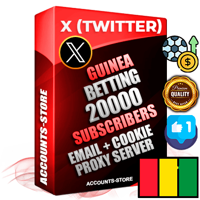Professional Guinean PREMIUM X (Twitter) accounts of manual registration and farming for the SPORTS BETTING niche with high trust history photos and tweets — fully themed and optimized for SPORTS BETTING advertising and promotion — 20000 niche-related live active followers 2009–2014 registration year Verified Email (Included) + Cookie JSON for secure import and login to the account + User Agent + High-quality filling (Photo Header Posts). Fully ready for targeted campaigns and ad launches from any country. Perfectly hold ads without bans. Ideal for any earning schemes affiliate promotions and marketing projects. Quality unlimited IPv4 proxy server included. Professional Guinean PREMIUM X (Twitter) accounts of manual registration and farming for the SPORTS BETTING niche with high trust history photos and tweets — fully themed and optimized for SPORTS BETTING advertising and promotion — 20000 niche-related live active followers 2009–2014 registration year Verified Email (Included) + Cookie JSON for secure import and login to the account + User Agent + High-quality filling (Photo Header Posts). Fully ready for targeted campaigns and ad launches from any country. Perfectly hold ads without bans. Ideal for any earning schemes affiliate promotions and marketing projects. Quality unlimited IPv4 proxy server included.