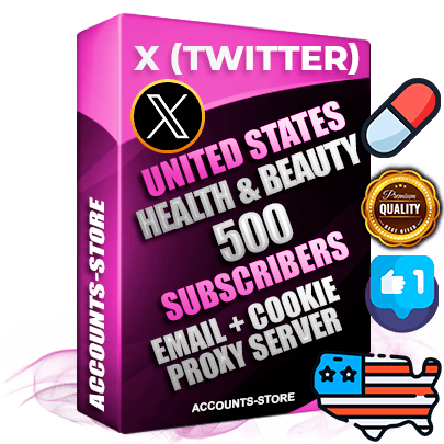 Professional American PREMIUM X (Twitter) accounts of manual registration and farming for the HEALTH & BEAUTY niche with high trust history photos and tweets — fully themed and optimized for HEALTH & BEAUTY advertising and promotion — 500 niche-related live active followers 2009–2014 registration year Verified Email (Included) + Cookie JSON for secure import and login to the account + User Agent + High-quality filling (Photo Header Posts). Fully ready for targeted campaigns and ad launches from any country. Perfectly hold ads without bans. Ideal for any earning schemes affiliate promotions and marketing projects. Quality unlimited IPv4 proxy server included. Professional American PREMIUM X (Twitter) accounts of manual registration and farming for the HEALTH & BEAUTY niche with high trust history photos and tweets — fully themed and optimized for HEALTH & BEAUTY advertising and promotion — 500 niche-related live active followers 2009–2014 registration year Verified Email (Included) + Cookie JSON for secure import and login to the account + User Agent + High-quality filling (Photo Header Posts). Fully ready for targeted campaigns and ad launches from any country. Perfectly hold ads without bans. Ideal for any earning schemes affiliate promotions and marketing projects. Quality unlimited IPv4 proxy server included.