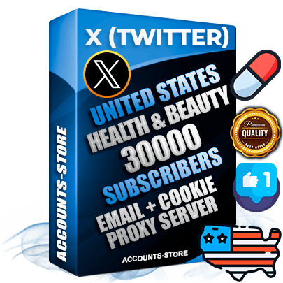 Professional American PREMIUM X (Twitter) accounts of manual registration and farming for the HEALTH & BEAUTY niche with high trust history photos and tweets — fully themed and optimized for HEALTH & BEAUTY advertising and promotion — 30000 niche-related live active followers 2009–2014 registration year Verified Email (Included) + Cookie JSON for secure import and login to the account + User Agent + High-quality filling (Photo Header Posts). Fully ready for targeted campaigns and ad launches from any country. Perfectly hold ads without bans. Ideal for any earning schemes affiliate promotions and marketing projects. Quality unlimited IPv4 proxy server included.