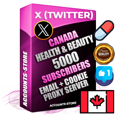 Professional Canadian PREMIUM X (Twitter) accounts of manual registration and farming for the HEALTH & BEAUTY niche with high trust history photos and tweets — fully themed and optimized for HEALTH & BEAUTY advertising and promotion — 5000 niche-related live active followers 2009–2014 registration year Verified Email (Included) + Cookie JSON for secure import and login to the account + User Agent + High-quality filling (Photo Header Posts). Fully ready for targeted campaigns and ad launches from any country. Perfectly hold ads without bans. Ideal for any earning schemes affiliate promotions and marketing projects. Quality unlimited IPv4 proxy server included. Professional Canadian PREMIUM X (Twitter) accounts of manual registration and farming for the HEALTH & BEAUTY niche with high trust history photos and tweets — fully themed and optimized for HEALTH & BEAUTY advertising and promotion — 5000 niche-related live active followers 2009–2014 registration year Verified Email (Included) + Cookie JSON for secure import and login to the account + User Agent + High-quality filling (Photo Header Posts). Fully ready for targeted campaigns and ad launches from any country. Perfectly hold ads without bans. Ideal for any earning schemes affiliate promotions and marketing projects. Quality unlimited IPv4 proxy server included.
