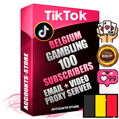 Professional Belgian PREMIUM TikTok accounts of manual registration and farming for the GAMBLING niche with high trust history profile photos and videos — fully themed and optimized for GAMBLING advertising and promotion — 100 niche-related live active subscribers 2018–2022 registration years Verified Email (included) + Cookie JSON for secure import and login to the account + User Agent + high-quality content filling (profile photo banner and videos). Fully ready for targeted campaigns and ad launches from any country. Perfectly holds ads without bans. Ideal for any earning schemes affiliate promotions and marketing projects. Quality unlimited IPv4 proxy server included.