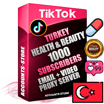 Professional Turkish PREMIUM TikTok accounts of manual registration and farming for the HEALTH & BEAUTY niche with high trust history profile photos and videos — fully themed and optimized for HEALTH & BEAUTY advertising and promotion — 1000 niche-related live active subscribers 2018–2022 registration years Verified Email (included) + Cookie JSON for secure import and login to the account + User Agent + high-quality content filling (profile photo banner and videos). Fully ready for targeted campaigns and ad launches from any country. Perfectly holds ads without bans. Ideal for any earning schemes affiliate promotions and marketing projects. Quality unlimited IPv4 proxy server included. Professional Turkish PREMIUM TikTok accounts of manual registration and farming for the HEALTH & BEAUTY niche with high trust history profile photos and videos — fully themed and optimized for HEALTH & BEAUTY advertising and promotion — 1000 niche-related live active subscribers 2018–2022 registration years Verified Email (included) + Cookie JSON for secure import and login to the account + User Agent + high-quality content filling (profile photo banner and videos). Fully ready for targeted campaigns and ad launches from any country. Perfectly holds ads without bans. Ideal for any earning schemes affiliate promotions and marketing projects. Quality unlimited IPv4 proxy server included.