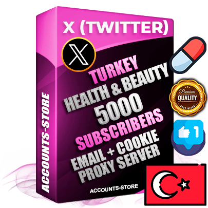 Professional Turkish PREMIUM X (Twitter) accounts of manual registration and farming for the HEALTH & BEAUTY niche with high trust history photos and tweets — fully themed and optimized for HEALTH & BEAUTY advertising and promotion — 5000 niche-related live active followers 2009–2014 registration year Verified Email (Included) + Cookie JSON for secure import and login to the account + User Agent + High-quality filling (Photo Header Posts). Fully ready for targeted campaigns and ad launches from any country. Perfectly hold ads without bans. Ideal for any earning schemes affiliate promotions and marketing projects. Quality unlimited IPv4 proxy server included. Professional Turkish PREMIUM X (Twitter) accounts of manual registration and farming for the HEALTH & BEAUTY niche with high trust history photos and tweets — fully themed and optimized for HEALTH & BEAUTY advertising and promotion — 5000 niche-related live active followers 2009–2014 registration year Verified Email (Included) + Cookie JSON for secure import and login to the account + User Agent + High-quality filling (Photo Header Posts). Fully ready for targeted campaigns and ad launches from any country. Perfectly hold ads without bans. Ideal for any earning schemes affiliate promotions and marketing projects. Quality unlimited IPv4 proxy server included.