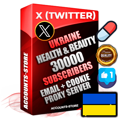 Professional Ukrainian PREMIUM X (Twitter) accounts of manual registration and farming for the HEALTH & BEAUTY niche with high trust history photos and tweets — fully themed and optimized for HEALTH & BEAUTY advertising and promotion — 30000 niche-related live active followers 2009–2014 registration year Verified Email (Included) + Cookie JSON for secure import and login to the account + User Agent + High-quality filling (Photo Header Posts). Fully ready for targeted campaigns and ad launches from any country. Perfectly hold ads without bans. Ideal for any earning schemes affiliate promotions and marketing projects. Quality unlimited IPv4 proxy server included. Professional Ukrainian PREMIUM X (Twitter) accounts of manual registration and farming for the HEALTH & BEAUTY niche with high trust history photos and tweets — fully themed and optimized for HEALTH & BEAUTY advertising and promotion — 30000 niche-related live active followers 2009–2014 registration year Verified Email (Included) + Cookie JSON for secure import and login to the account + User Agent + High-quality filling (Photo Header Posts). Fully ready for targeted campaigns and ad launches from any country. Perfectly hold ads without bans. Ideal for any earning schemes affiliate promotions and marketing projects. Quality unlimited IPv4 proxy server included.