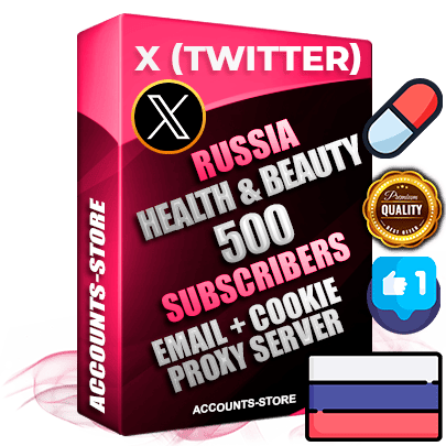 Professional Russian PREMIUM X (Twitter) accounts of manual registration and farming for the HEALTH & BEAUTY niche with high trust history photos and tweets — fully themed and optimized for HEALTH & BEAUTY advertising and promotion — 500 niche-related live active followers 2009–2014 registration year Verified Email (Included) + Cookie JSON for secure import and login to the account + User Agent + High-quality filling (Photo Header Posts). Fully ready for targeted campaigns and ad launches from any country. Perfectly hold ads without bans. Ideal for any earning schemes affiliate promotions and marketing projects. Quality unlimited IPv4 proxy server included.