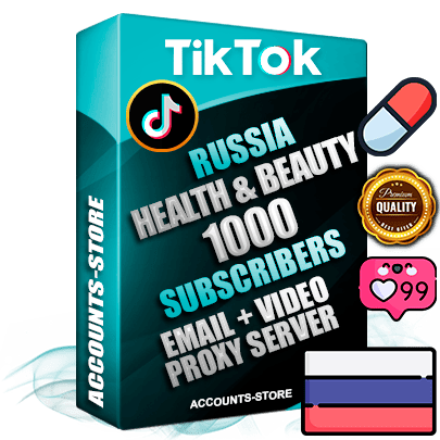 Professional Russian PREMIUM TikTok accounts of manual registration and farming for the HEALTH & BEAUTY niche with high trust history profile photos and videos — fully themed and optimized for HEALTH & BEAUTY advertising and promotion — 1000 niche-related live active subscribers 2018–2022 registration years Verified Email (included) + Cookie JSON for secure import and login to the account + User Agent + high-quality content filling (profile photo banner and videos). Fully ready for targeted campaigns and ad launches from any country. Perfectly holds ads without bans. Ideal for any earning schemes affiliate promotions and marketing projects. Quality unlimited IPv4 proxy server included.