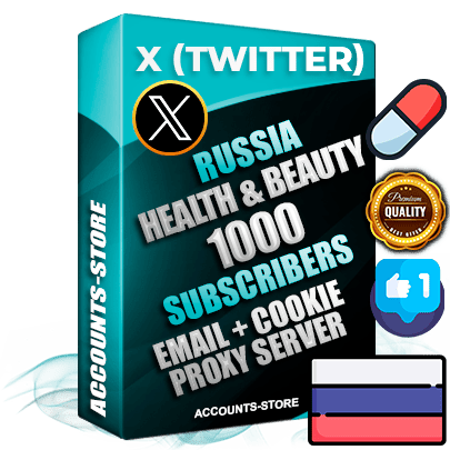 Professional Russian PREMIUM X (Twitter) accounts of manual registration and farming for the HEALTH & BEAUTY niche with high trust history photos and tweets — fully themed and optimized for HEALTH & BEAUTY advertising and promotion — 1000 niche-related live active followers 2009–2014 registration year Verified Email (Included) + Cookie JSON for secure import and login to the account + User Agent + High-quality filling (Photo Header Posts). Fully ready for targeted campaigns and ad launches from any country. Perfectly hold ads without bans. Ideal for any earning schemes affiliate promotions and marketing projects. Quality unlimited IPv4 proxy server included.