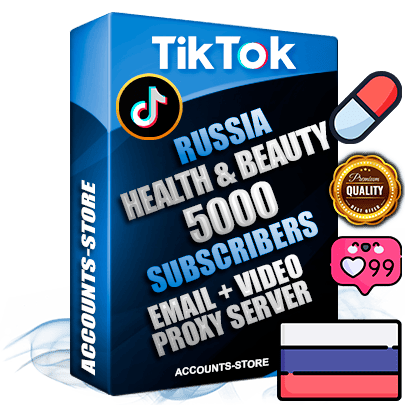 Professional Russian PREMIUM TikTok accounts of manual registration and farming for the HEALTH & BEAUTY niche with high trust history profile photos and videos — fully themed and optimized for HEALTH & BEAUTY advertising and promotion — 5000 niche-related live active subscribers 2018–2022 registration years Verified Email (included) + Cookie JSON for secure import and login to the account + User Agent + high-quality content filling (profile photo banner and videos). Fully ready for targeted campaigns and ad launches from any country. Perfectly holds ads without bans. Ideal for any earning schemes affiliate promotions and marketing projects. Quality unlimited IPv4 proxy server included.
