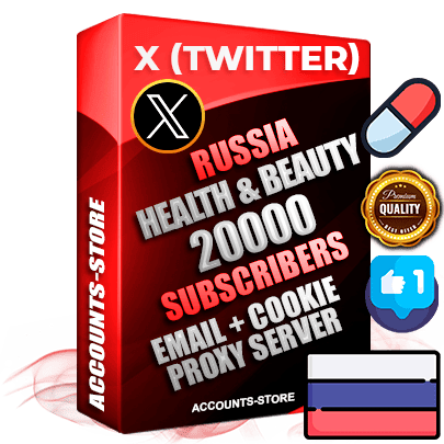 Professional Russian PREMIUM X (Twitter) accounts of manual registration and farming for the HEALTH & BEAUTY niche with high trust history photos and tweets — fully themed and optimized for HEALTH & BEAUTY advertising and promotion — 20000 niche-related live active followers 2009–2014 registration year Verified Email (Included) + Cookie JSON for secure import and login to the account + User Agent + High-quality filling (Photo Header Posts). Fully ready for targeted campaigns and ad launches from any country. Perfectly hold ads without bans. Ideal for any earning schemes affiliate promotions and marketing projects. Quality unlimited IPv4 proxy server included.