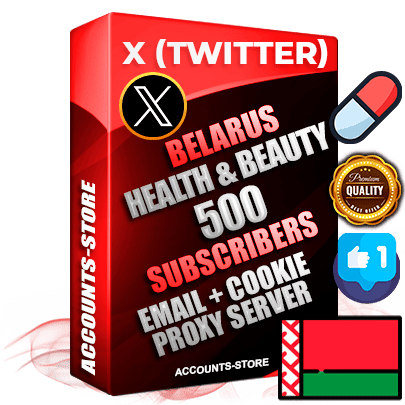 Professional Belarusian PREMIUM X (Twitter) accounts of manual registration and farming for the HEALTH & BEAUTY niche with high trust history photos and tweets — fully themed and optimized for HEALTH & BEAUTY advertising and promotion — 500 niche-related live active followers 2009–2014 registration year Verified Email (Included) + Cookie JSON for secure import and login to the account + User Agent + High-quality filling (Photo Header Posts). Fully ready for targeted campaigns and ad launches from any country. Perfectly hold ads without bans. Ideal for any earning schemes affiliate promotions and marketing projects. Quality unlimited IPv4 proxy server included.
