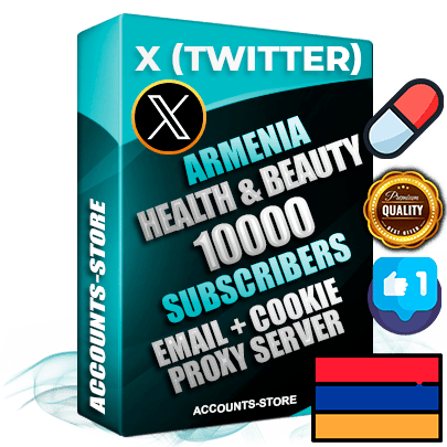 Professional Armenian PREMIUM X (Twitter) accounts of manual registration and farming for the HEALTH & BEAUTY niche with high trust history photos and tweets — fully themed and optimized for HEALTH & BEAUTY advertising and promotion — 10000 niche-related live active followers 2009–2014 registration year Verified Email (Included) + Cookie JSON for secure import and login to the account + User Agent + High-quality filling (Photo Header Posts). Fully ready for targeted campaigns and ad launches from any country. Perfectly hold ads without bans. Ideal for any earning schemes affiliate promotions and marketing projects. Quality unlimited IPv4 proxy server included.