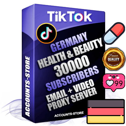 Professional German PREMIUM TikTok accounts of manual registration and farming for the HEALTH & BEAUTY niche with high trust history profile photos and videos — fully themed and optimized for HEALTH & BEAUTY advertising and promotion — 30000 niche-related live active subscribers 2018–2022 registration years Verified Email (included) + Cookie JSON for secure import and login to the account + User Agent + high-quality content filling (profile photo banner and videos). Fully ready for targeted campaigns and ad launches from any country. Perfectly holds ads without bans. Ideal for any earning schemes affiliate promotions and marketing projects. Quality unlimited IPv4 proxy server included.
