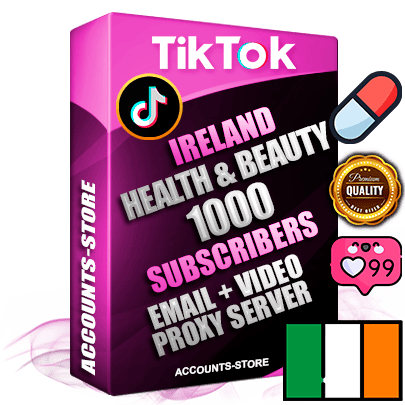 Professional Irish PREMIUM TikTok accounts of manual registration and farming for the HEALTH & BEAUTY niche with high trust history profile photos and videos — fully themed and optimized for HEALTH & BEAUTY advertising and promotion — 1000 niche-related live active subscribers 2018–2022 registration years Verified Email (included) + Cookie JSON for secure import and login to the account + User Agent + high-quality content filling (profile photo banner and videos). Fully ready for targeted campaigns and ad launches from any country. Perfectly holds ads without bans. Ideal for any earning schemes affiliate promotions and marketing projects. Quality unlimited IPv4 proxy server included.