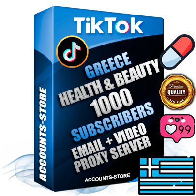 Professional Greek PREMIUM TikTok accounts of manual registration and farming for the HEALTH & BEAUTY niche with high trust history profile photos and videos — fully themed and optimized for HEALTH & BEAUTY advertising and promotion — 1000 niche-related live active subscribers 2018–2022 registration years Verified Email (included) + Cookie JSON for secure import and login to the account + User Agent + high-quality content filling (profile photo banner and videos). Fully ready for targeted campaigns and ad launches from any country. Perfectly holds ads without bans. Ideal for any earning schemes affiliate promotions and marketing projects. Quality unlimited IPv4 proxy server included.