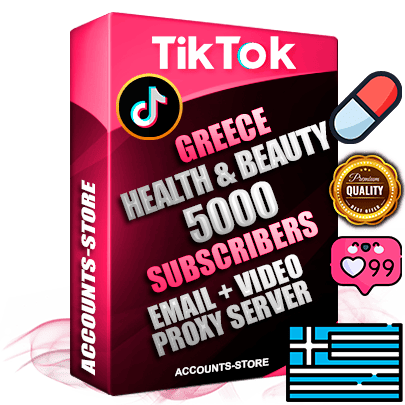 Professional Greek PREMIUM TikTok accounts of manual registration and farming for the HEALTH & BEAUTY niche with high trust history profile photos and videos — fully themed and optimized for HEALTH & BEAUTY advertising and promotion — 5000 niche-related live active subscribers 2018–2022 registration years Verified Email (included) + Cookie JSON for secure import and login to the account + User Agent + high-quality content filling (profile photo banner and videos). Fully ready for targeted campaigns and ad launches from any country. Perfectly holds ads without bans. Ideal for any earning schemes affiliate promotions and marketing projects. Quality unlimited IPv4 proxy server included. Professional Greek PREMIUM TikTok accounts of manual registration and farming for the HEALTH & BEAUTY niche with high trust history profile photos and videos — fully themed and optimized for HEALTH & BEAUTY advertising and promotion — 5000 niche-related live active subscribers 2018–2022 registration years Verified Email (included) + Cookie JSON for secure import and login to the account + User Agent + high-quality content filling (profile photo banner and videos). Fully ready for targeted campaigns and ad launches from any country. Perfectly holds ads without bans. Ideal for any earning schemes affiliate promotions and marketing projects. Quality unlimited IPv4 proxy server included.