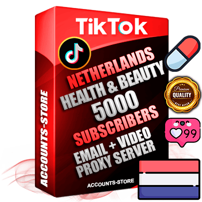 Professional Dutch PREMIUM TikTok accounts of manual registration and farming for the HEALTH & BEAUTY niche with high trust history profile photos and videos — fully themed and optimized for HEALTH & BEAUTY advertising and promotion — 5000 niche-related live active subscribers 2018–2022 registration years Verified Email (included) + Cookie JSON for secure import and login to the account + User Agent + high-quality content filling (profile photo banner and videos). Fully ready for targeted campaigns and ad launches from any country. Perfectly holds ads without bans. Ideal for any earning schemes affiliate promotions and marketing projects. Quality unlimited IPv4 proxy server included. Professional Dutch PREMIUM TikTok accounts of manual registration and farming for the HEALTH & BEAUTY niche with high trust history profile photos and videos — fully themed and optimized for HEALTH & BEAUTY advertising and promotion — 5000 niche-related live active subscribers 2018–2022 registration years Verified Email (included) + Cookie JSON for secure import and login to the account + User Agent + high-quality content filling (profile photo banner and videos). Fully ready for targeted campaigns and ad launches from any country. Perfectly holds ads without bans. Ideal for any earning schemes affiliate promotions and marketing projects. Quality unlimited IPv4 proxy server included.