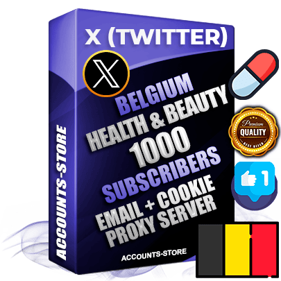 Professional Belgian PREMIUM X (Twitter) accounts of manual registration and farming for the HEALTH & BEAUTY niche with high trust history photos and tweets — fully themed and optimized for HEALTH & BEAUTY advertising and promotion — 1000 niche-related live active followers 2009–2014 registration year Verified Email (Included) + Cookie JSON for secure import and login to the account + User Agent + High-quality filling (Photo Header Posts). Fully ready for targeted campaigns and ad launches from any country. Perfectly hold ads without bans. Ideal for any earning schemes affiliate promotions and marketing projects. Quality unlimited IPv4 proxy server included. Professional Belgian PREMIUM X (Twitter) accounts of manual registration and farming for the HEALTH & BEAUTY niche with high trust history photos and tweets — fully themed and optimized for HEALTH & BEAUTY advertising and promotion — 1000 niche-related live active followers 2009–2014 registration year Verified Email (Included) + Cookie JSON for secure import and login to the account + User Agent + High-quality filling (Photo Header Posts). Fully ready for targeted campaigns and ad launches from any country. Perfectly hold ads without bans. Ideal for any earning schemes affiliate promotions and marketing projects. Quality unlimited IPv4 proxy server included.
