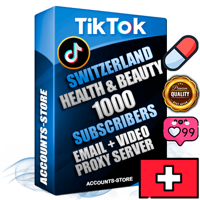 Professional Swiss PREMIUM TikTok accounts of manual registration and farming for the HEALTH & BEAUTY niche with high trust history profile photos and videos — fully themed and optimized for HEALTH & BEAUTY advertising and promotion — 1000 niche-related live active subscribers 2018–2022 registration years Verified Email (included) + Cookie JSON for secure import and login to the account + User Agent + high-quality content filling (profile photo banner and videos). Fully ready for targeted campaigns and ad launches from any country. Perfectly holds ads without bans. Ideal for any earning schemes affiliate promotions and marketing projects. Quality unlimited IPv4 proxy server included. Professional Swiss PREMIUM TikTok accounts of manual registration and farming for the HEALTH & BEAUTY niche with high trust history profile photos and videos — fully themed and optimized for HEALTH & BEAUTY advertising and promotion — 1000 niche-related live active subscribers 2018–2022 registration years Verified Email (included) + Cookie JSON for secure import and login to the account + User Agent + high-quality content filling (profile photo banner and videos). Fully ready for targeted campaigns and ad launches from any country. Perfectly holds ads without bans. Ideal for any earning schemes affiliate promotions and marketing projects. Quality unlimited IPv4 proxy server included.