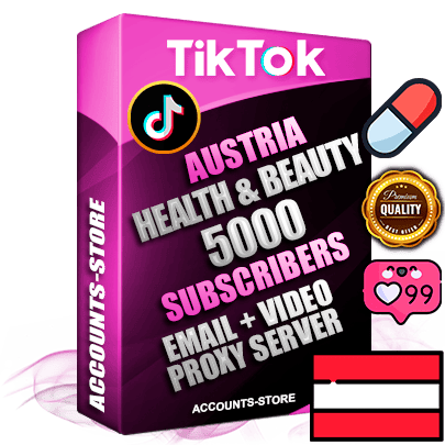 Professional Austrian PREMIUM TikTok accounts of manual registration and farming for the HEALTH & BEAUTY niche with high trust history profile photos and videos — fully themed and optimized for HEALTH & BEAUTY advertising and promotion — 5000 niche-related live active subscribers 2018–2022 registration years Verified Email (included) + Cookie JSON for secure import and login to the account + User Agent + high-quality content filling (profile photo banner and videos). Fully ready for targeted campaigns and ad launches from any country. Perfectly holds ads without bans. Ideal for any earning schemes affiliate promotions and marketing projects. Quality unlimited IPv4 proxy server included.