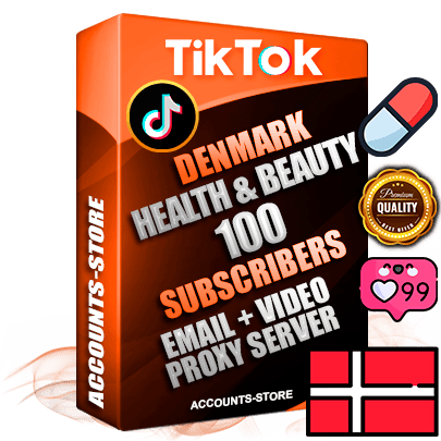 Professional Danish PREMIUM TikTok accounts of manual registration and farming for the HEALTH & BEAUTY niche with high trust history profile photos and videos — fully themed and optimized for HEALTH & BEAUTY advertising and promotion — 100 niche-related live active subscribers 2018–2022 registration years Verified Email (included) + Cookie JSON for secure import and login to the account + User Agent + high-quality content filling (profile photo banner and videos). Fully ready for targeted campaigns and ad launches from any country. Perfectly holds ads without bans. Ideal for any earning schemes affiliate promotions and marketing projects. Quality unlimited IPv4 proxy server included.