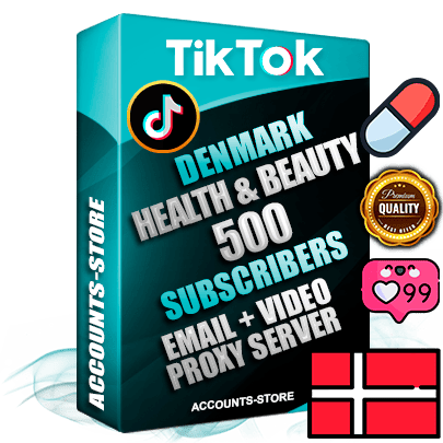 Professional Danish PREMIUM TikTok accounts of manual registration and farming for the HEALTH & BEAUTY niche with high trust history profile photos and videos — fully themed and optimized for HEALTH & BEAUTY advertising and promotion — 500 niche-related live active subscribers 2018–2022 registration years Verified Email (included) + Cookie JSON for secure import and login to the account + User Agent + high-quality content filling (profile photo banner and videos). Fully ready for targeted campaigns and ad launches from any country. Perfectly holds ads without bans. Ideal for any earning schemes affiliate promotions and marketing projects. Quality unlimited IPv4 proxy server included.