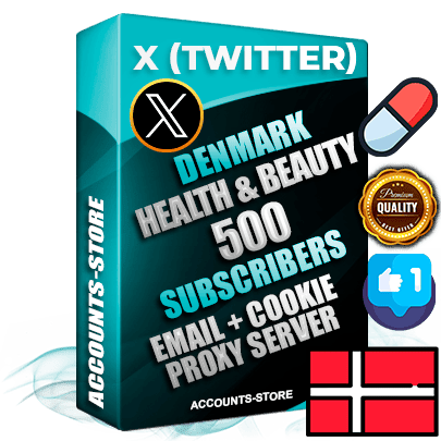 Professional Danish PREMIUM X (Twitter) accounts of manual registration and farming for the HEALTH & BEAUTY niche with high trust history photos and tweets — fully themed and optimized for HEALTH & BEAUTY advertising and promotion — 500 niche-related live active followers 2009–2014 registration year Verified Email (Included) + Cookie JSON for secure import and login to the account + User Agent + High-quality filling (Photo Header Posts). Fully ready for targeted campaigns and ad launches from any country. Perfectly hold ads without bans. Ideal for any earning schemes affiliate promotions and marketing projects. Quality unlimited IPv4 proxy server included. Professional Danish PREMIUM X (Twitter) accounts of manual registration and farming for the HEALTH & BEAUTY niche with high trust history photos and tweets — fully themed and optimized for HEALTH & BEAUTY advertising and promotion — 500 niche-related live active followers 2009–2014 registration year Verified Email (Included) + Cookie JSON for secure import and login to the account + User Agent + High-quality filling (Photo Header Posts). Fully ready for targeted campaigns and ad launches from any country. Perfectly hold ads without bans. Ideal for any earning schemes affiliate promotions and marketing projects. Quality unlimited IPv4 proxy server included.