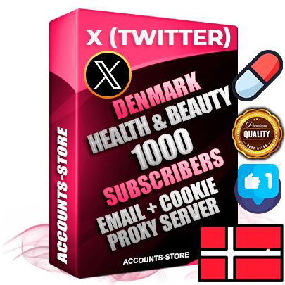 Professional Danish PREMIUM X (Twitter) accounts of manual registration and farming for the HEALTH & BEAUTY niche with high trust history photos and tweets — fully themed and optimized for HEALTH & BEAUTY advertising and promotion — 1000 niche-related live active followers 2009–2014 registration year Verified Email (Included) + Cookie JSON for secure import and login to the account + User Agent + High-quality filling (Photo Header Posts). Fully ready for targeted campaigns and ad launches from any country. Perfectly hold ads without bans. Ideal for any earning schemes affiliate promotions and marketing projects. Quality unlimited IPv4 proxy server included.
