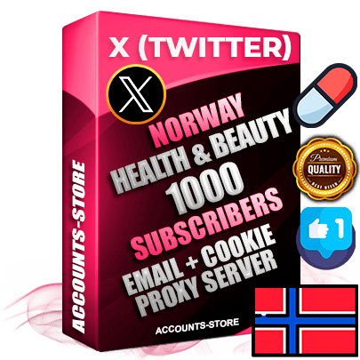 Professional Norwegian PREMIUM X (Twitter) accounts of manual registration and farming for the HEALTH & BEAUTY niche with high trust history photos and tweets — fully themed and optimized for HEALTH & BEAUTY advertising and promotion — 1000 niche-related live active followers 2009–2014 registration year Verified Email (Included) + Cookie JSON for secure import and login to the account + User Agent + High-quality filling (Photo Header Posts). Fully ready for targeted campaigns and ad launches from any country. Perfectly hold ads without bans. Ideal for any earning schemes affiliate promotions and marketing projects. Quality unlimited IPv4 proxy server included. Professional Norwegian PREMIUM X (Twitter) accounts of manual registration and farming for the HEALTH & BEAUTY niche with high trust history photos and tweets — fully themed and optimized for HEALTH & BEAUTY advertising and promotion — 1000 niche-related live active followers 2009–2014 registration year Verified Email (Included) + Cookie JSON for secure import and login to the account + User Agent + High-quality filling (Photo Header Posts). Fully ready for targeted campaigns and ad launches from any country. Perfectly hold ads without bans. Ideal for any earning schemes affiliate promotions and marketing projects. Quality unlimited IPv4 proxy server included.
