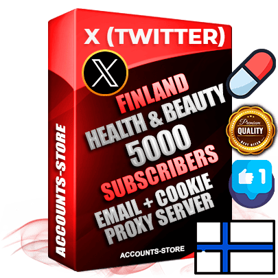 Professional Finnish PREMIUM X (Twitter) accounts of manual registration and farming for the HEALTH & BEAUTY niche with high trust history photos and tweets — fully themed and optimized for HEALTH & BEAUTY advertising and promotion — 5000 niche-related live active followers 2009–2014 registration year Verified Email (Included) + Cookie JSON for secure import and login to the account + User Agent + High-quality filling (Photo Header Posts). Fully ready for targeted campaigns and ad launches from any country. Perfectly hold ads without bans. Ideal for any earning schemes affiliate promotions and marketing projects. Quality unlimited IPv4 proxy server included. Professional Finnish PREMIUM X (Twitter) accounts of manual registration and farming for the HEALTH & BEAUTY niche with high trust history photos and tweets — fully themed and optimized for HEALTH & BEAUTY advertising and promotion — 5000 niche-related live active followers 2009–2014 registration year Verified Email (Included) + Cookie JSON for secure import and login to the account + User Agent + High-quality filling (Photo Header Posts). Fully ready for targeted campaigns and ad launches from any country. Perfectly hold ads without bans. Ideal for any earning schemes affiliate promotions and marketing projects. Quality unlimited IPv4 proxy server included.