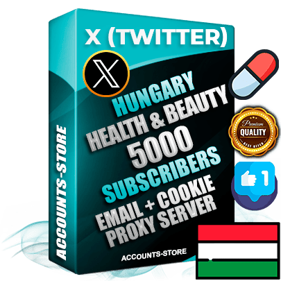 Professional Hungarian PREMIUM X (Twitter) accounts of manual registration and farming for the HEALTH & BEAUTY niche with high trust history photos and tweets — fully themed and optimized for HEALTH & BEAUTY advertising and promotion — 5000 niche-related live active followers 2009–2014 registration year Verified Email (Included) + Cookie JSON for secure import and login to the account + User Agent + High-quality filling (Photo Header Posts). Fully ready for targeted campaigns and ad launches from any country. Perfectly hold ads without bans. Ideal for any earning schemes affiliate promotions and marketing projects. Quality unlimited IPv4 proxy server included. Professional Hungarian PREMIUM X (Twitter) accounts of manual registration and farming for the HEALTH & BEAUTY niche with high trust history photos and tweets — fully themed and optimized for HEALTH & BEAUTY advertising and promotion — 5000 niche-related live active followers 2009–2014 registration year Verified Email (Included) + Cookie JSON for secure import and login to the account + User Agent + High-quality filling (Photo Header Posts). Fully ready for targeted campaigns and ad launches from any country. Perfectly hold ads without bans. Ideal for any earning schemes affiliate promotions and marketing projects. Quality unlimited IPv4 proxy server included.