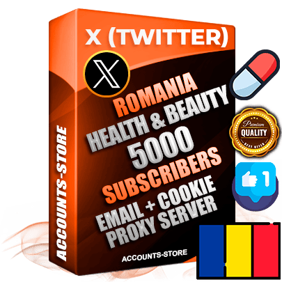 Professional Romanian PREMIUM X (Twitter) accounts of manual registration and farming for the HEALTH & BEAUTY niche with high trust history photos and tweets — fully themed and optimized for HEALTH & BEAUTY advertising and promotion — 5000 niche-related live active followers 2009–2014 registration year Verified Email (Included) + Cookie JSON for secure import and login to the account + User Agent + High-quality filling (Photo Header Posts). Fully ready for targeted campaigns and ad launches from any country. Perfectly hold ads without bans. Ideal for any earning schemes affiliate promotions and marketing projects. Quality unlimited IPv4 proxy server included.