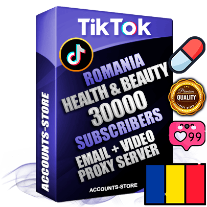 Professional Romanian PREMIUM TikTok accounts of manual registration and farming for the HEALTH & BEAUTY niche with high trust history profile photos and videos — fully themed and optimized for HEALTH & BEAUTY advertising and promotion — 30000 niche-related live active subscribers 2018–2022 registration years Verified Email (included) + Cookie JSON for secure import and login to the account + User Agent + high-quality content filling (profile photo banner and videos). Fully ready for targeted campaigns and ad launches from any country. Perfectly holds ads without bans. Ideal for any earning schemes affiliate promotions and marketing projects. Quality unlimited IPv4 proxy server included.