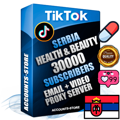 Professional Serbian PREMIUM TikTok accounts of manual registration and farming for the HEALTH & BEAUTY niche with high trust history profile photos and videos — fully themed and optimized for HEALTH & BEAUTY advertising and promotion — 30000 niche-related live active subscribers 2018–2022 registration years Verified Email (included) + Cookie JSON for secure import and login to the account + User Agent + high-quality content filling (profile photo banner and videos). Fully ready for targeted campaigns and ad launches from any country. Perfectly holds ads without bans. Ideal for any earning schemes affiliate promotions and marketing projects. Quality unlimited IPv4 proxy server included.