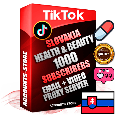 Professional Slovak PREMIUM TikTok accounts of manual registration and farming for the HEALTH & BEAUTY niche with high trust history profile photos and videos — fully themed and optimized for HEALTH & BEAUTY advertising and promotion — 1000 niche-related live active subscribers 2018–2022 registration years Verified Email (included) + Cookie JSON for secure import and login to the account + User Agent + high-quality content filling (profile photo banner and videos). Fully ready for targeted campaigns and ad launches from any country. Perfectly holds ads without bans. Ideal for any earning schemes affiliate promotions and marketing projects. Quality unlimited IPv4 proxy server included. Professional Slovak PREMIUM TikTok accounts of manual registration and farming for the HEALTH & BEAUTY niche with high trust history profile photos and videos — fully themed and optimized for HEALTH & BEAUTY advertising and promotion — 1000 niche-related live active subscribers 2018–2022 registration years Verified Email (included) + Cookie JSON for secure import and login to the account + User Agent + high-quality content filling (profile photo banner and videos). Fully ready for targeted campaigns and ad launches from any country. Perfectly holds ads without bans. Ideal for any earning schemes affiliate promotions and marketing projects. Quality unlimited IPv4 proxy server included.