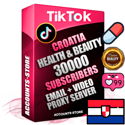 Professional Croatian PREMIUM TikTok accounts of manual registration and farming for the HEALTH & BEAUTY niche with high trust history profile photos and videos — fully themed and optimized for HEALTH & BEAUTY advertising and promotion — 30000 niche-related live active subscribers 2018–2022 registration years Verified Email (included) + Cookie JSON for secure import and login to the account + User Agent + high-quality content filling (profile photo banner and videos). Fully ready for targeted campaigns and ad launches from any country. Perfectly holds ads without bans. Ideal for any earning schemes affiliate promotions and marketing projects. Quality unlimited IPv4 proxy server included.
