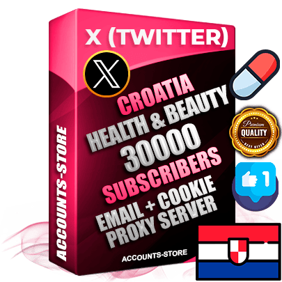 Professional Croatian PREMIUM X (Twitter) accounts of manual registration and farming for the HEALTH & BEAUTY niche with high trust history photos and tweets — fully themed and optimized for HEALTH & BEAUTY advertising and promotion — 30000 niche-related live active followers 2009–2014 registration year Verified Email (Included) + Cookie JSON for secure import and login to the account + User Agent + High-quality filling (Photo Header Posts). Fully ready for targeted campaigns and ad launches from any country. Perfectly hold ads without bans. Ideal for any earning schemes affiliate promotions and marketing projects. Quality unlimited IPv4 proxy server included.