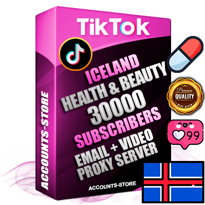 Professional Icelandic PREMIUM TikTok accounts of manual registration and farming for the HEALTH & BEAUTY niche with high trust history profile photos and videos — fully themed and optimized for HEALTH & BEAUTY advertising and promotion — 30000 niche-related live active subscribers 2018–2022 registration years Verified Email (included) + Cookie JSON for secure import and login to the account + User Agent + high-quality content filling (profile photo banner and videos). Fully ready for targeted campaigns and ad launches from any country. Perfectly holds ads without bans. Ideal for any earning schemes affiliate promotions and marketing projects. Quality unlimited IPv4 proxy server included.