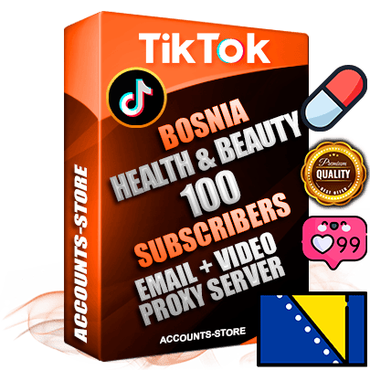 Professional Bosnian PREMIUM TikTok accounts of manual registration and farming for the HEALTH & BEAUTY niche with high trust history profile photos and videos — fully themed and optimized for HEALTH & BEAUTY advertising and promotion — 100 niche-related live active subscribers 2018–2022 registration years Verified Email (included) + Cookie JSON for secure import and login to the account + User Agent + high-quality content filling (profile photo banner and videos). Fully ready for targeted campaigns and ad launches from any country. Perfectly holds ads without bans. Ideal for any earning schemes affiliate promotions and marketing projects. Quality unlimited IPv4 proxy server included.
