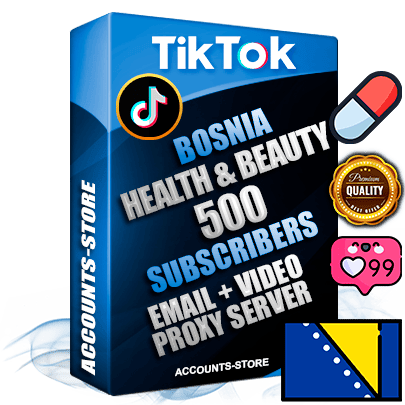 Professional Bosnian PREMIUM TikTok accounts of manual registration and farming for the HEALTH & BEAUTY niche with high trust history profile photos and videos — fully themed and optimized for HEALTH & BEAUTY advertising and promotion — 500 niche-related live active subscribers 2018–2022 registration years Verified Email (included) + Cookie JSON for secure import and login to the account + User Agent + high-quality content filling (profile photo banner and videos). Fully ready for targeted campaigns and ad launches from any country. Perfectly holds ads without bans. Ideal for any earning schemes affiliate promotions and marketing projects. Quality unlimited IPv4 proxy server included.
