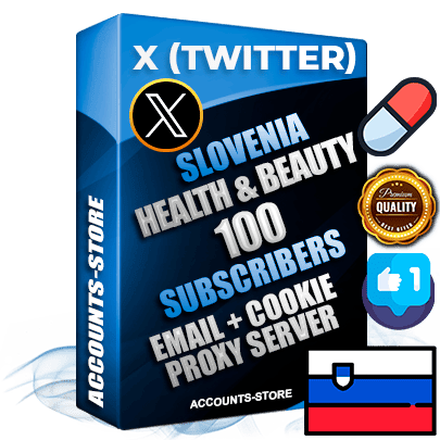 Professional Slovenian PREMIUM X (Twitter) accounts of manual registration and farming for the HEALTH & BEAUTY niche with high trust history photos and tweets — fully themed and optimized for HEALTH & BEAUTY advertising and promotion — 100 niche-related live active followers 2009–2014 registration year Verified Email (Included) + Cookie JSON for secure import and login to the account + User Agent + High-quality filling (Photo Header Posts). Fully ready for targeted campaigns and ad launches from any country. Perfectly hold ads without bans. Ideal for any earning schemes affiliate promotions and marketing projects. Quality unlimited IPv4 proxy server included. Professional Slovenian PREMIUM X (Twitter) accounts of manual registration and farming for the HEALTH & BEAUTY niche with high trust history photos and tweets — fully themed and optimized for HEALTH & BEAUTY advertising and promotion — 100 niche-related live active followers 2009–2014 registration year Verified Email (Included) + Cookie JSON for secure import and login to the account + User Agent + High-quality filling (Photo Header Posts). Fully ready for targeted campaigns and ad launches from any country. Perfectly hold ads without bans. Ideal for any earning schemes affiliate promotions and marketing projects. Quality unlimited IPv4 proxy server included.