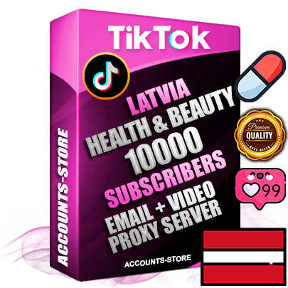 Professional Latvian PREMIUM TikTok accounts of manual registration and farming for the HEALTH & BEAUTY niche with high trust history profile photos and videos — fully themed and optimized for HEALTH & BEAUTY advertising and promotion — 10000 niche-related live active subscribers 2018–2022 registration years Verified Email (included) + Cookie JSON for secure import and login to the account + User Agent + high-quality content filling (profile photo banner and videos). Fully ready for targeted campaigns and ad launches from any country. Perfectly holds ads without bans. Ideal for any earning schemes affiliate promotions and marketing projects. Quality unlimited IPv4 proxy server included.