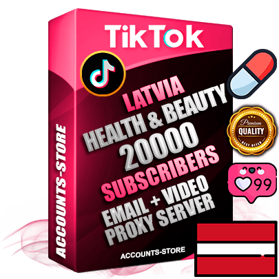 Professional Latvian PREMIUM TikTok accounts of manual registration and farming for the HEALTH & BEAUTY niche with high trust history profile photos and videos — fully themed and optimized for HEALTH & BEAUTY advertising and promotion — 20000 niche-related live active subscribers 2018–2022 registration years Verified Email (included) + Cookie JSON for secure import and login to the account + User Agent + high-quality content filling (profile photo banner and videos). Fully ready for targeted campaigns and ad launches from any country. Perfectly holds ads without bans. Ideal for any earning schemes affiliate promotions and marketing projects. Quality unlimited IPv4 proxy server included.
