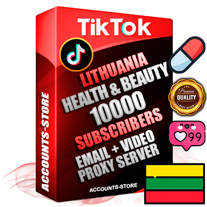 Professional Lithuanian PREMIUM TikTok accounts of manual registration and farming for the HEALTH & BEAUTY niche with high trust history profile photos and videos — fully themed and optimized for HEALTH & BEAUTY advertising and promotion — 10000 niche-related live active subscribers 2018–2022 registration years Verified Email (included) + Cookie JSON for secure import and login to the account + User Agent + high-quality content filling (profile photo banner and videos). Fully ready for targeted campaigns and ad launches from any country. Perfectly holds ads without bans. Ideal for any earning schemes affiliate promotions and marketing projects. Quality unlimited IPv4 proxy server included. Professional Lithuanian PREMIUM TikTok accounts of manual registration and farming for the HEALTH & BEAUTY niche with high trust history profile photos and videos — fully themed and optimized for HEALTH & BEAUTY advertising and promotion — 10000 niche-related live active subscribers 2018–2022 registration years Verified Email (included) + Cookie JSON for secure import and login to the account + User Agent + high-quality content filling (profile photo banner and videos). Fully ready for targeted campaigns and ad launches from any country. Perfectly holds ads without bans. Ideal for any earning schemes affiliate promotions and marketing projects. Quality unlimited IPv4 proxy server included.