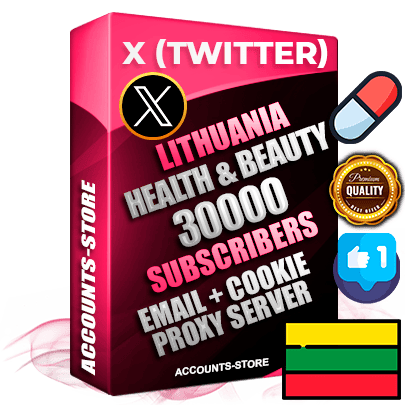 Professional Lithuanian PREMIUM X (Twitter) accounts of manual registration and farming for the HEALTH & BEAUTY niche with high trust history photos and tweets — fully themed and optimized for HEALTH & BEAUTY advertising and promotion — 30000 niche-related live active followers 2009–2014 registration year Verified Email (Included) + Cookie JSON for secure import and login to the account + User Agent + High-quality filling (Photo Header Posts). Fully ready for targeted campaigns and ad launches from any country. Perfectly hold ads without bans. Ideal for any earning schemes affiliate promotions and marketing projects. Quality unlimited IPv4 proxy server included. Professional Lithuanian PREMIUM X (Twitter) accounts of manual registration and farming for the HEALTH & BEAUTY niche with high trust history photos and tweets — fully themed and optimized for HEALTH & BEAUTY advertising and promotion — 30000 niche-related live active followers 2009–2014 registration year Verified Email (Included) + Cookie JSON for secure import and login to the account + User Agent + High-quality filling (Photo Header Posts). Fully ready for targeted campaigns and ad launches from any country. Perfectly hold ads without bans. Ideal for any earning schemes affiliate promotions and marketing projects. Quality unlimited IPv4 proxy server included.